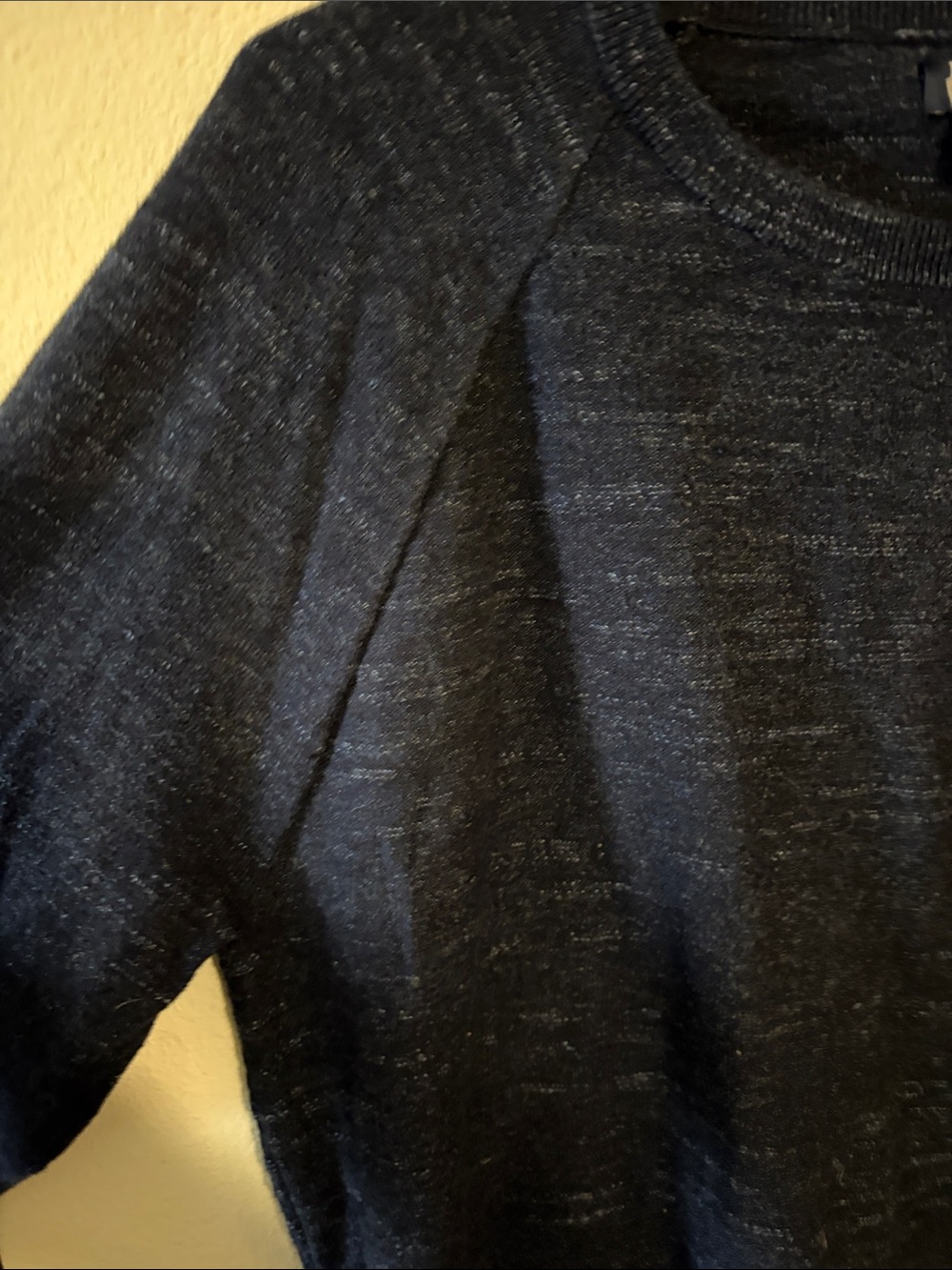 J. Crew Men’s Navy Blue Crewneck Sweater - Picture 2 of 4